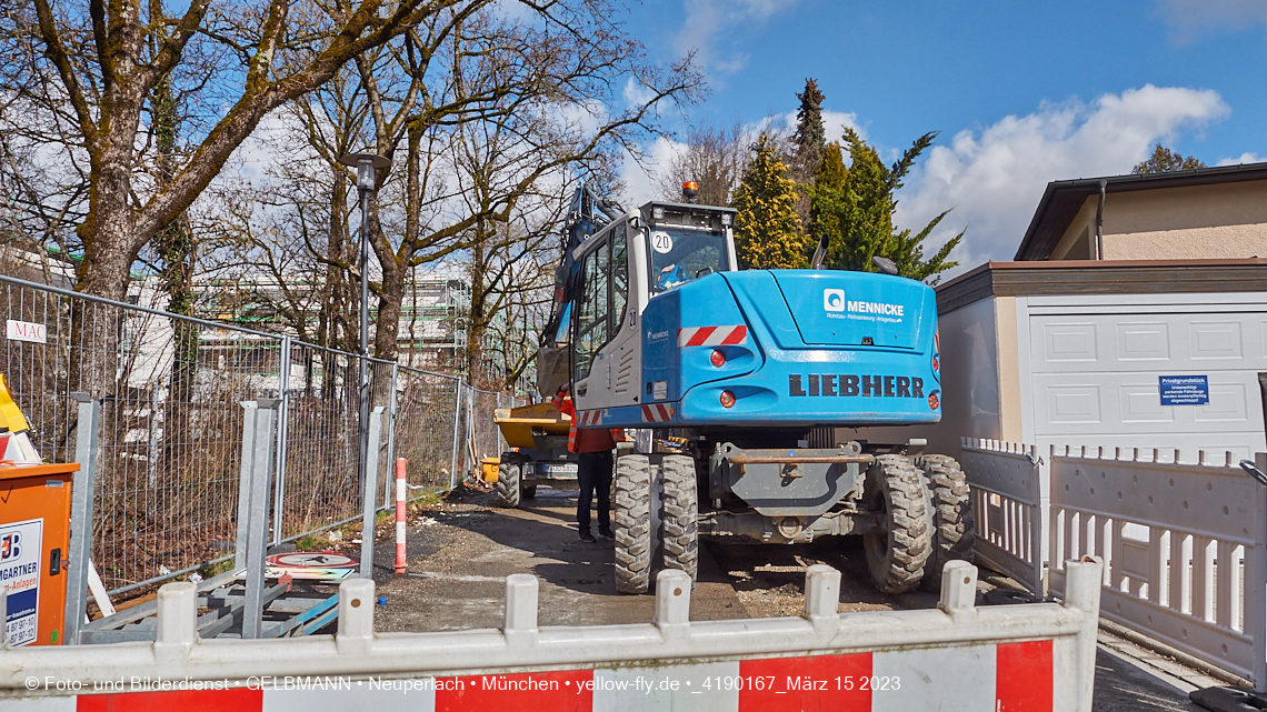15.03.2023 - Fernwärme und Rohrverlegung an der Grundschule in Neuperlach